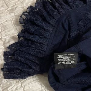 Elegant Navy Strapless Dress